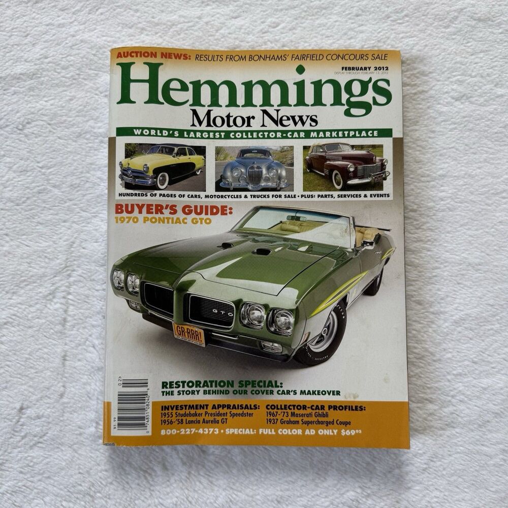Hemmings Motor News Magazine February 2012 - 1970 Pontiac GTO
